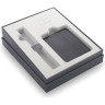 Набор PARKER SONNET GIFT 20 BLACK GT с перьевой ручкой и футляром для карточек 2121991