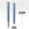 Ручка перьевая PARKER IM PREMIUM BLUE CT, F 1931688